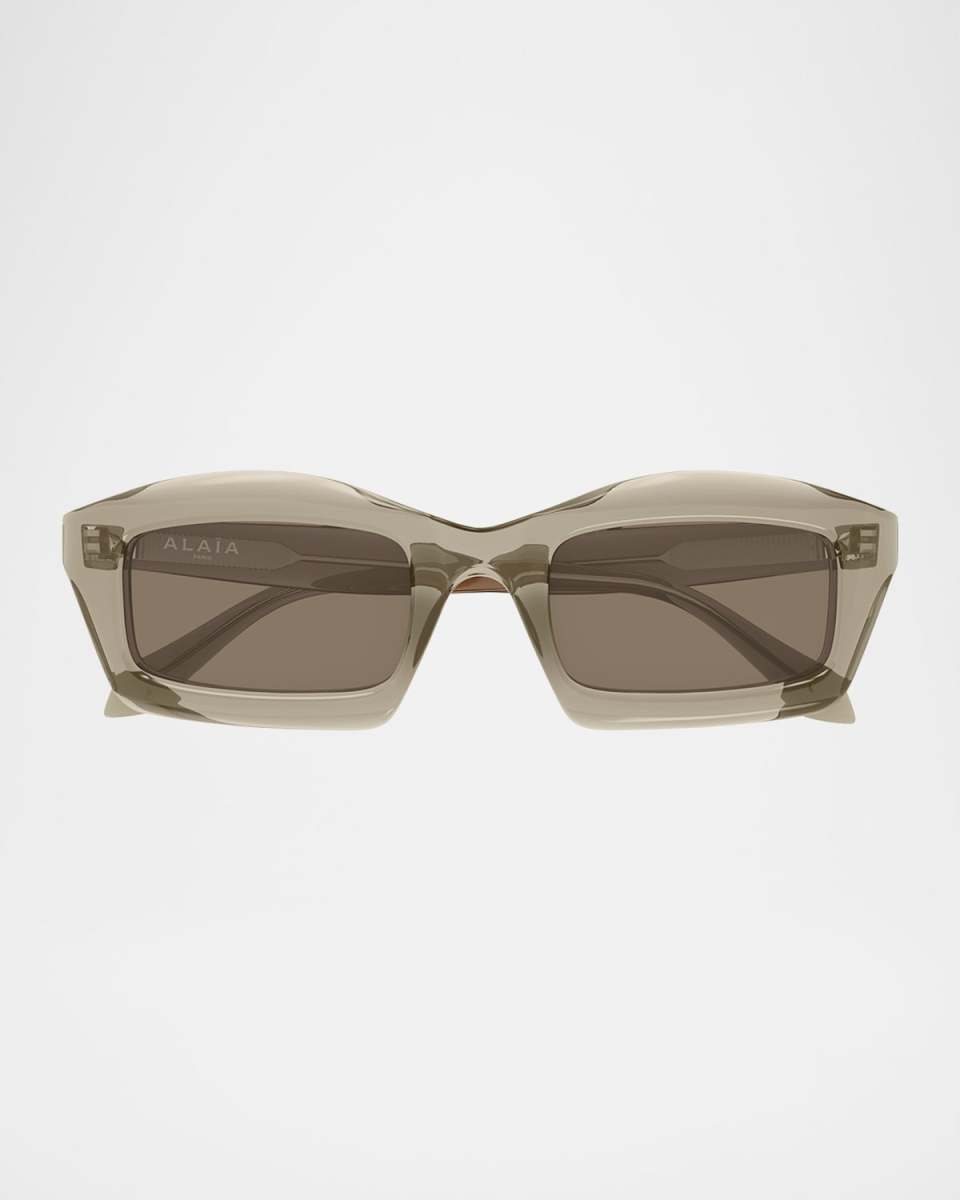 Rectangle Acetate Sunglasses